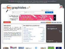 Tablet Screenshot of les-graphistes.com